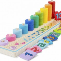 New Classic Toys Ξύλινο Παιχνίδι Εκμάθησης των αριθμών 10510