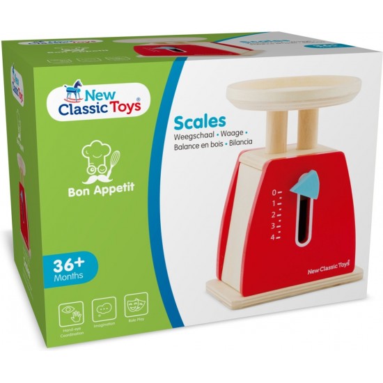 New Classic Toys Ξύλινη Ζυγαριά 10660