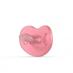 Suavinex Πιπίλα ολοκληρη  απο σιλικόνη για 0-6 μηνών Smoothie Pink 307247