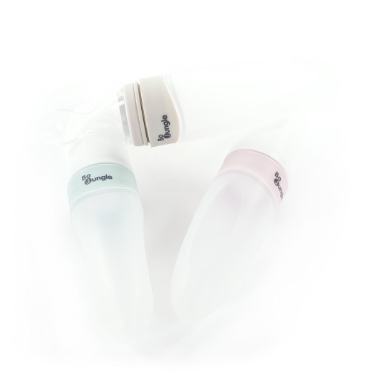 Bo Jungle Κουτάλι ρυθμιζόμενης ροής φαγητού- Food dispenser Silicone Grey B500630