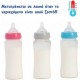 Bo Jungle Thermo Bottle Γυάλινο Μπιμπερό  με Θηλή Σιλικόνης Γαλάζιο 3m+ 240ml B595100