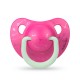 Suavinex Πιπίλες Σιλικόνης για 0-6 μηνών Rabbit Νυκτός Pink 2τμχ 306799