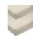 Meyco Σεντόνι με Λάστιχο  Για Κουνια 2τμχ Jersey OffWhite 70x140/50 cm 565201