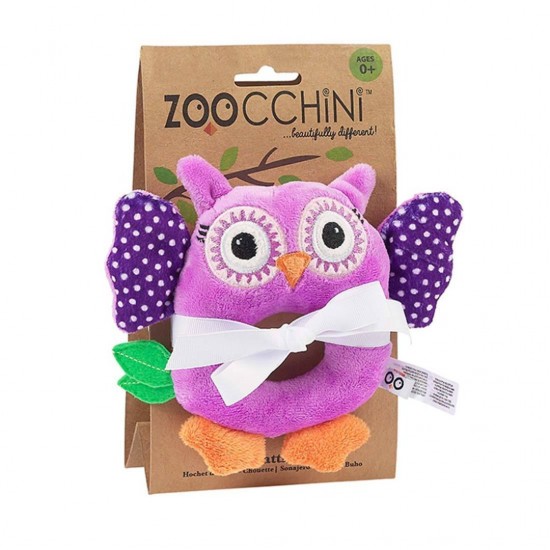 Zoocchini Olive The Owl Κουδουνίστρα για Νεογέννητα ΖΟΟ4002