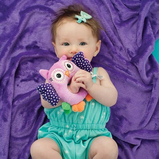 Zoocchini Olive The Owl Κουδουνίστρα για Νεογέννητα ΖΟΟ4002