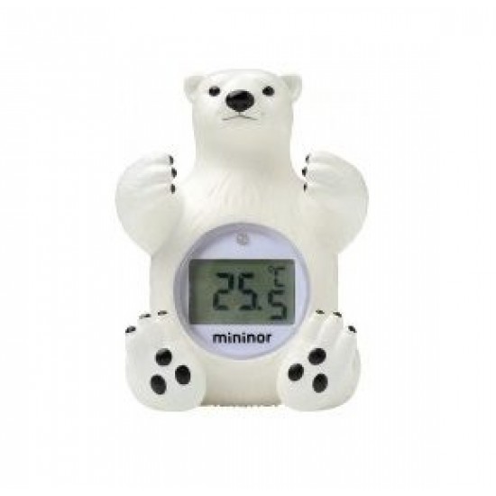 Mininor Ψηφιακό Θερμόμετρο Μπάνιου Polar Bear 10203