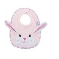 Zoocchini Σαλιάρα Υφασμάτινη με Αυτοκόλλητο "Beatrice the Bunny" για 6 m+ ZOO1810