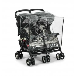 Just Baby Rain Cover Νάυλον Βροχής Για Καρότσι Διδύμων JB.7219