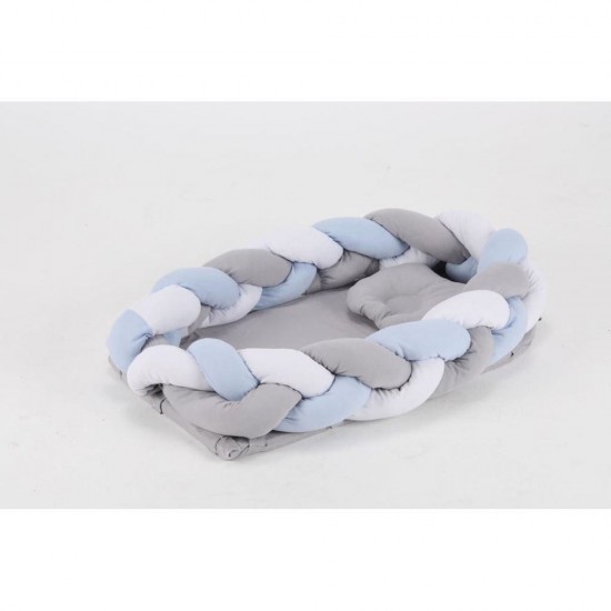 Just Baby Braid Bednest Βρεφική Φωλιά Blue JB.832.200