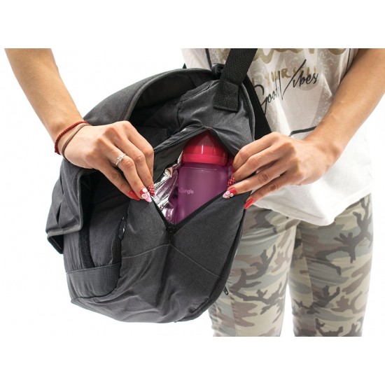 Just Baby Multi Bag Τσάντα Αλλαξιέρα black-grey JB.9020.BLACK