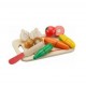 New Classic Toys Ξύλινα Λαχανικά με Δίσκο 10577