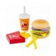 New Classic Toys Ξύλινo Fast Food Set 10594