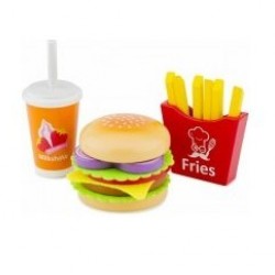 New Classic Toys Ξύλινo Fast Food Set 10594