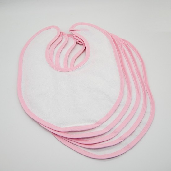 Just Baby Σαλιάρα Υφασμάτινη Pink 5τμχ  JB.8920.PINK