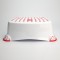 STEP ΒΟΗΘΗΤΙΚΟ ΣΚΑΛΟΠΑΤΙ ΜΠΑΝΙΟΥ JB.8812.WHITE.RED