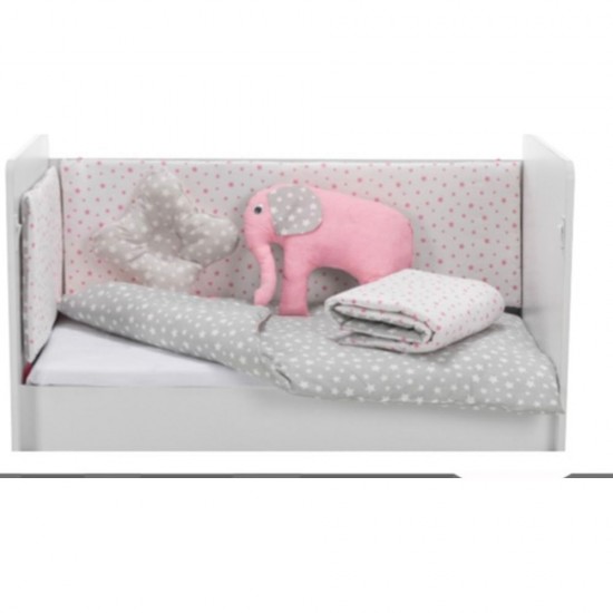 Just Baby Σετ Προίκας 6τμχ Ροζ 70 x 140  JB.795.300.PINK