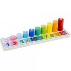 New Classic Toys Ξύλινο Παιχνίδι Εκμάθησης των αριθμών 10510