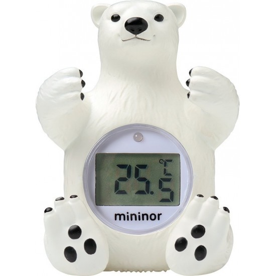 Mininor Ψηφιακό Θερμόμετρο Μπάνιου Polar Bear 10203