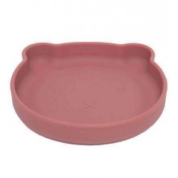 Petit Monkey Παιδικό Πιάτο Φαγητού από Σιλικόνη Bear Mahogany Rose PTM-SP1