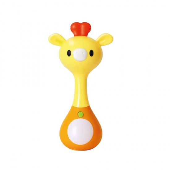 Bo Jungle B-Light & Music Rattle Κουδουνιστρα με ηχο Καμηλοπαρδαλη B925700