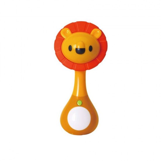 Bo Jungle B-Light & Music Rattle Κουδουνιστρα με ηχο Λιονταρι B925740