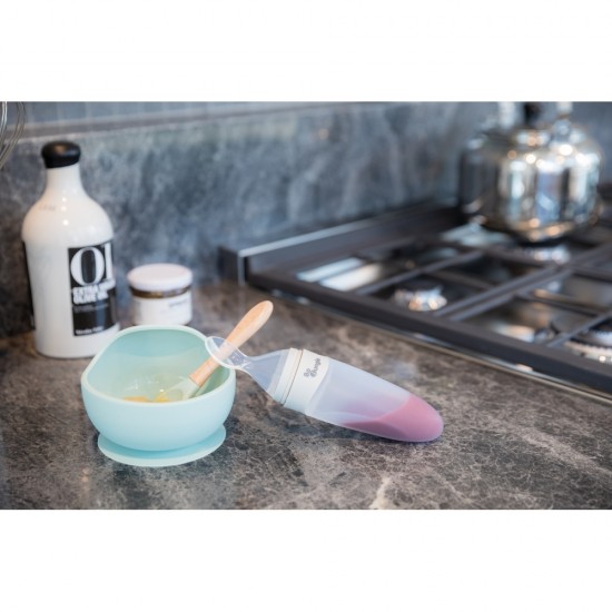 Bo Jungle Κουτάλι ρυθμιζόμενης ροής φαγητού- Food dispenser Silicone Grey B500630