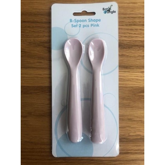 Bo Jungle B-Spoon shape set 2 pcs Pink B572010