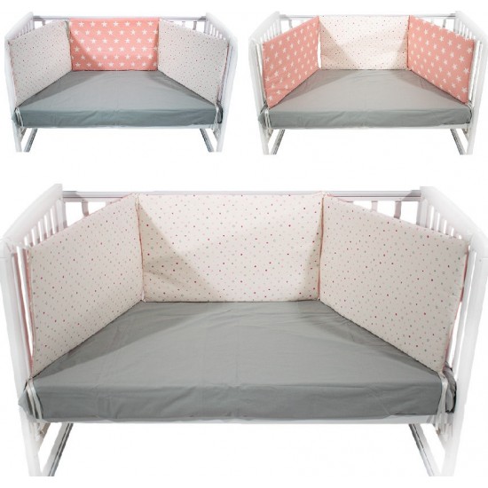 Just Baby Πάντα Κλασική Stars Pink 3τμχ 40x60cm JB.780.002.PINK.STARS