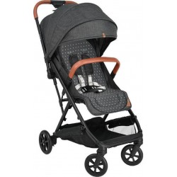 Bebe Stars Κάλυμμα Καροτσιού Διπλής Όψης 34x80εκ. Polka Dot Dark Grey 208-186