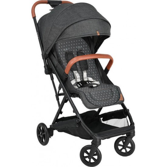 Bebe Stars Κάλυμμα Καροτσιού Διπλής Όψης 34x80εκ. Polka Dot Dark Grey 208-186