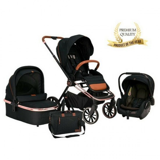 Bebe Stars πολυκαρότσι JEWEL 3 ΙΝ 1  Volcano Black 350-188