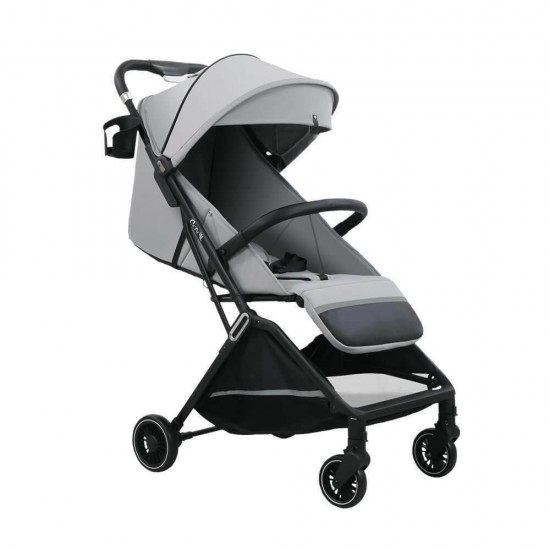 Bebe Stars Καρότσι Μωρού City Plus Automatic Ice Grey 194-186 