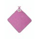 Zoocchini Βρεφική πετσετα  με Κουκούλα Πιγκουίνος Φούξια 77x77cm. zoo11213