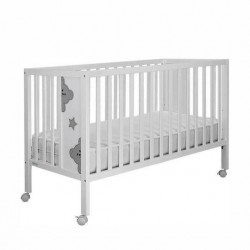 Bebe Stars Κούνια Life White για Στρώμα 60x130cm 453-02