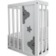 Bebe Stars Κούνια Life White για Στρώμα 60x130cm 453-02