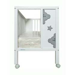 Bebe Stars Κούνια Life White για Στρώμα 60x130cm 453-02