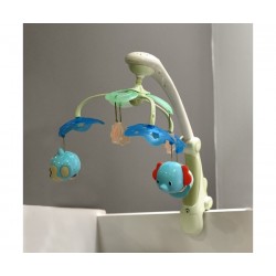 Bebe Stars Μόμπιλε Κούνιας με Μουσική, Περιστροφή και Προτζέκτορα για Νεογέννητα Green 853-181