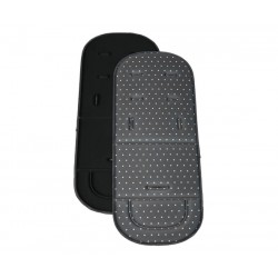 Bebe Stars Κάλυμμα Καροτσιού Διπλής Όψης 34x80εκ. Polka Dot Dark Grey 208-186