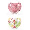 Suavinex Πιπίλες Σιλικόνης για 0-6 μηνών Jungle Parrot Pink 2τμχ 307150