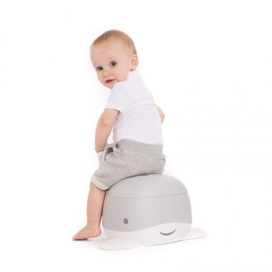 Bo Jungle Γιο Γιο Καρεκλάκι Whale Potty με Καπάκι έως 25kg Grey B410410