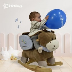 Bebe Stars Κουνιστό Παιχνίδι Γαϊδουράκι για 12+ μηνών με Ήχους Καφέ 150-100