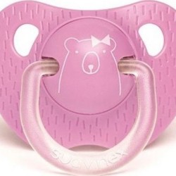 Suavinex Πιπίλα Σιλικόνης για 18+ μηνών Bear Purple 303339