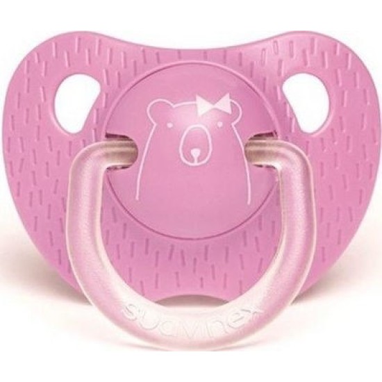 Suavinex Πιπίλα Σιλικόνης για 18+ μηνών Bear Purple 303339