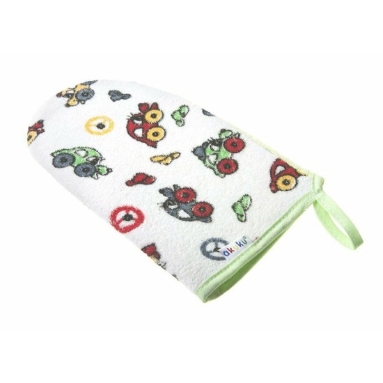 Akuku Βρεφικό Γάντι Μπάνιου Αυτοκινητάκια A1143