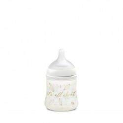 Suavinex Πλαστικό Μπιμπερό Physio Sx Pro Κατά των Κολικών με Θηλή Σιλικόνης 150ml για 0 μηνών Gold Grey 307870