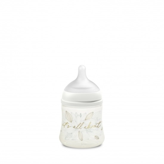 Suavinex Πλαστικό Μπιμπερό Physio Sx Pro Κατά των Κολικών με Θηλή Σιλικόνης 150ml για 0 μηνών Gold Grey 307870