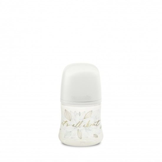 Suavinex Πλαστικό Μπιμπερό Physio Sx Pro Κατά των Κολικών με Θηλή Σιλικόνης 150ml για 0 μηνών Gold Grey 307870