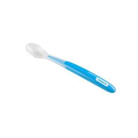 Babyono Βρεφικό Κουτάλι από Σιλικόνη Blue BN1069