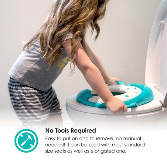 Bbluv Παιδικό Κάθισμα Τουαλέτας Poti με Εύκαμπτη Επιφάνεια Φούξια  B0112-P