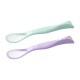 Babyono Εύκαμπτα κουταλάκια 2 τμχ - Φιστικί & Μωβ BN1066/03